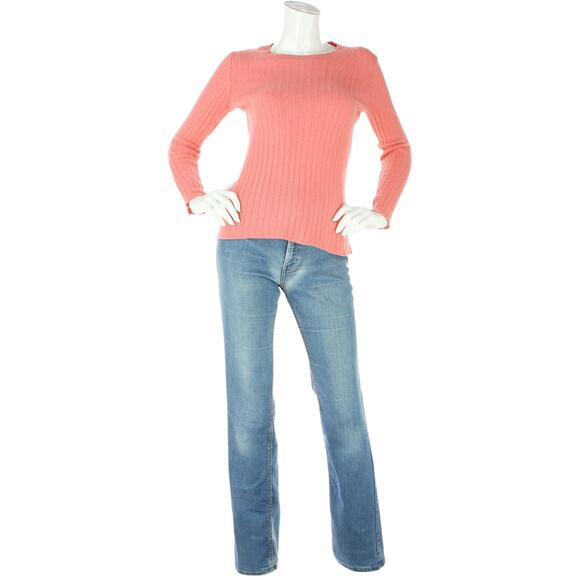 Banana Republic Italian Yarn Filpucci Pink Cable Knit Sweater - Picture 1 of 4